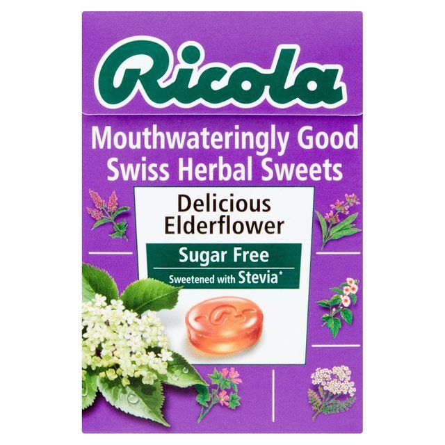 Ricola Elderflower Sugar Free 45g