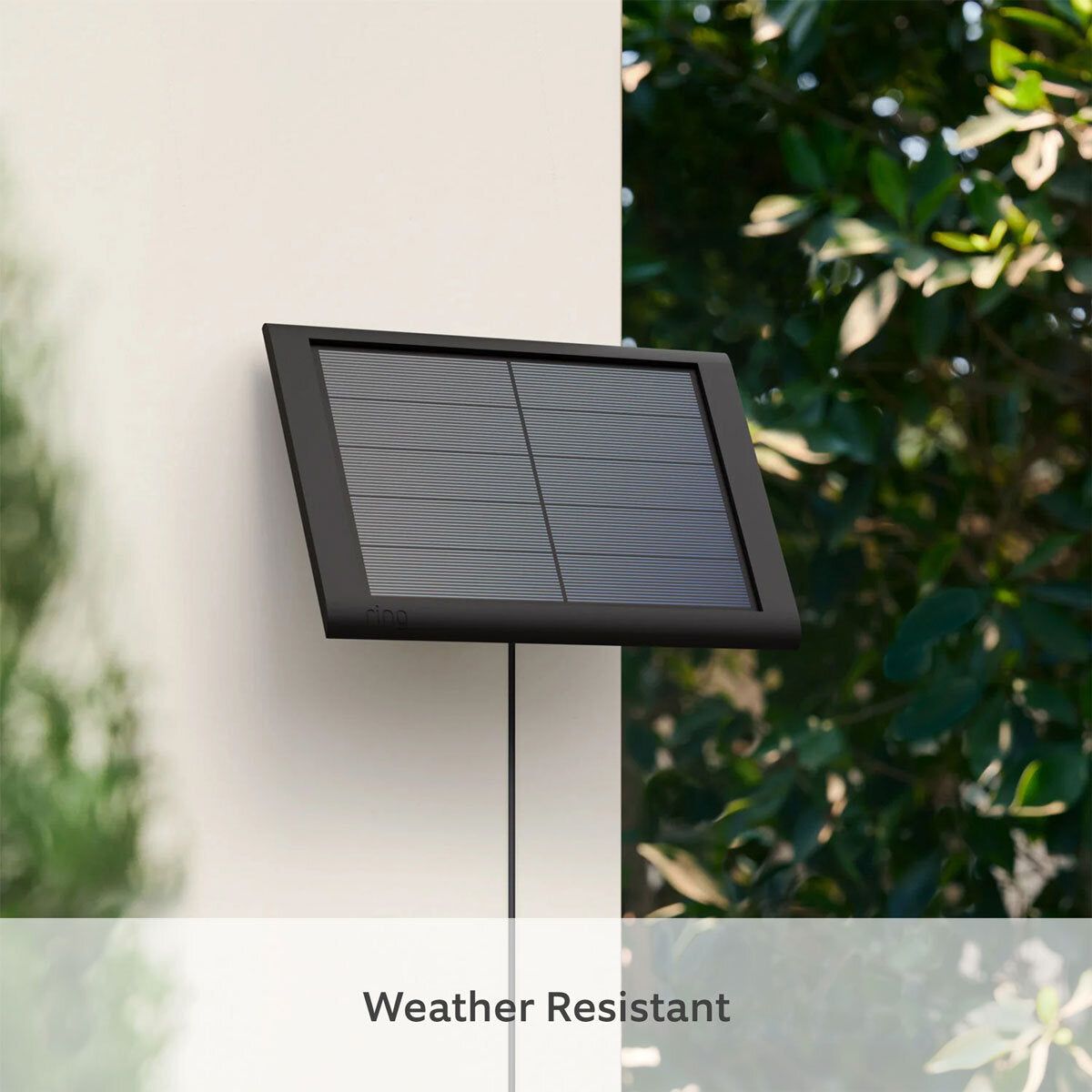 Ring Stick Up Cam Pro with Solar Panel in White