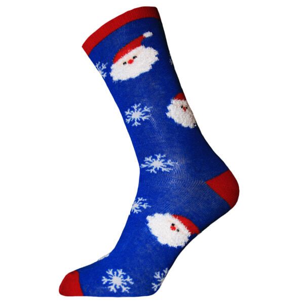 RJM Mens Christmas Socks (UK 7-11) Blue / 0.05EA