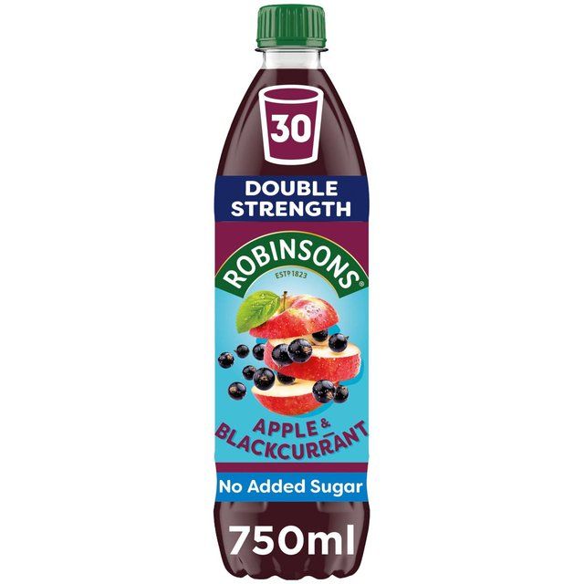 Robinsons Double Strength Apple & Blackcurrant Squash   750ml