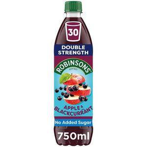Robinsons Double Strength Apple & Blackcurrant Squash 750ml