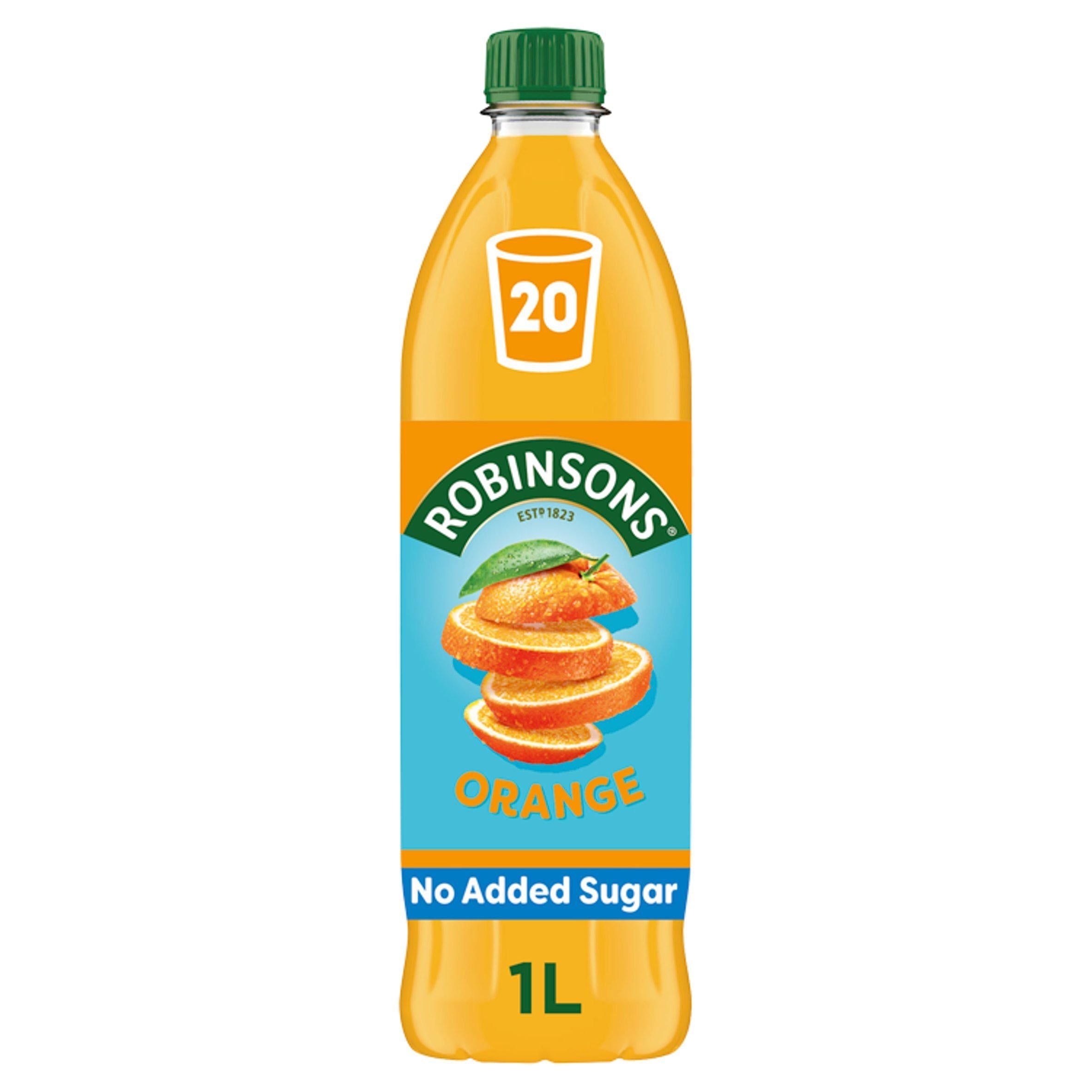 Robinsons Orange Squash No Added Sugar 1L
