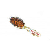 Rock & Ruddle Flower Face Small Synthetic Bristle Hairbrush