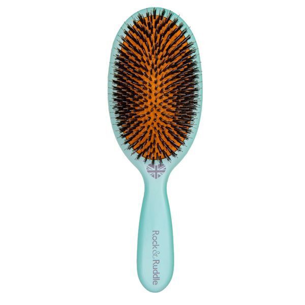 Rock & Ruddle Luxury Ice Blue Mix Bristle Hairbrush