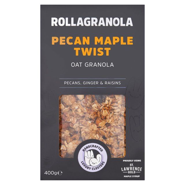 Rollagranola Pecan Maple Twist Oat Granola   400g
