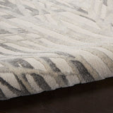 Rustic Textures Ivory & Grey Runner, 66 x 236 cm