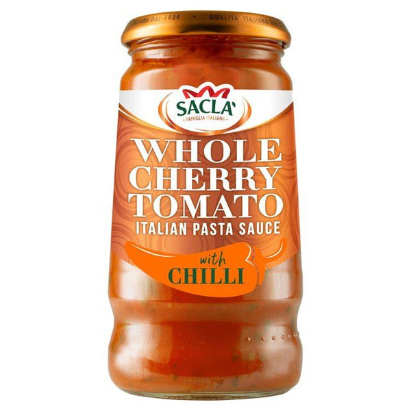 Sacla' Whole Cherry Tomato & Chilli Pasta Sauce 350g