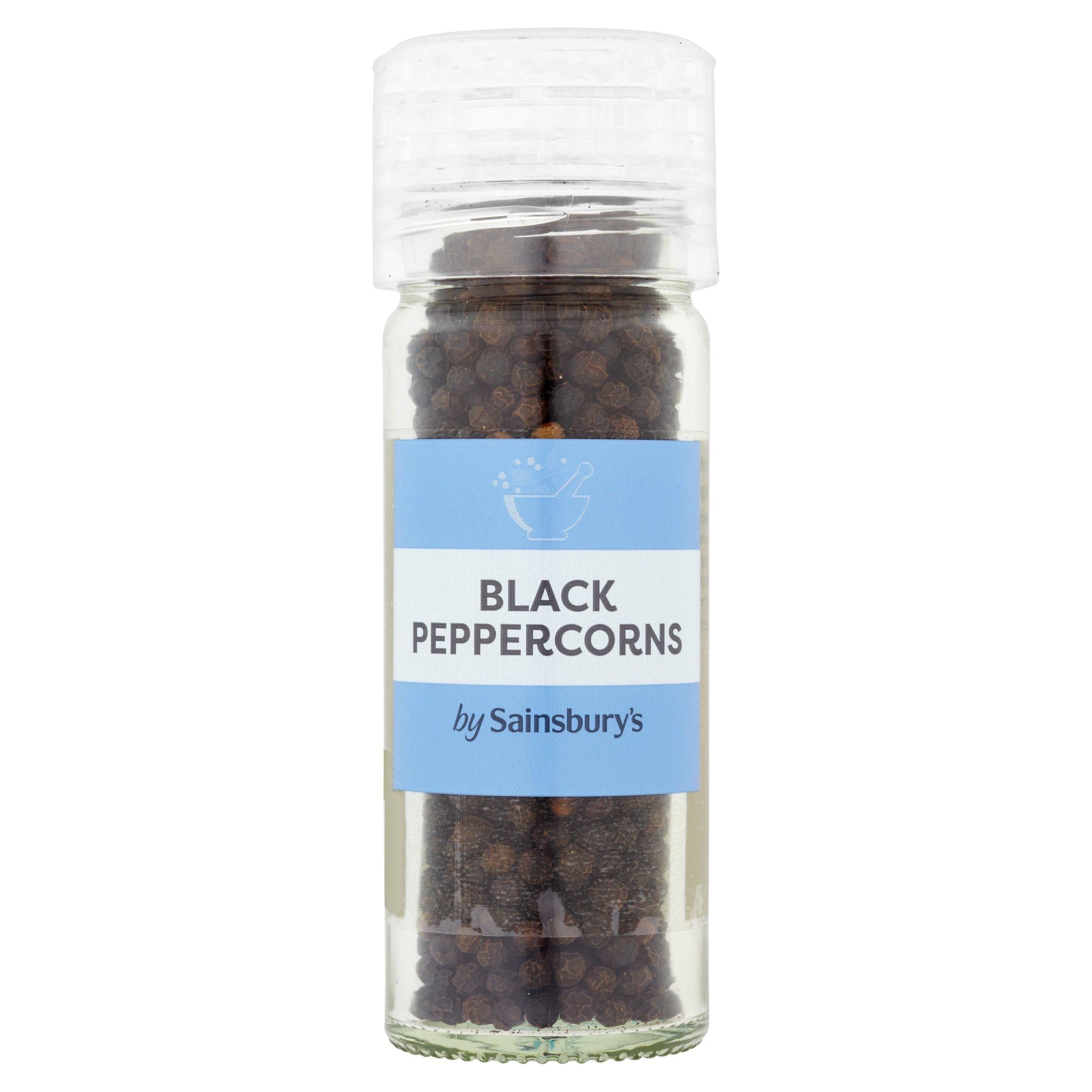 Sainsbury's Black Peppercorn Grinder 50g