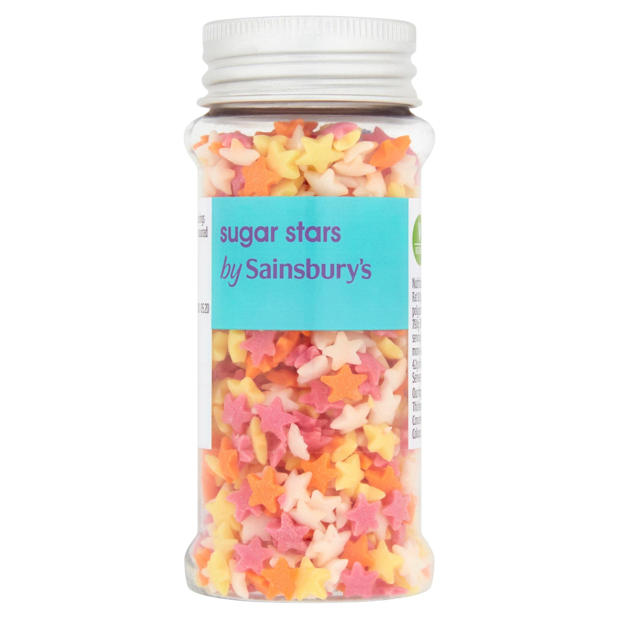 Sainsbury's Cake Decorations, Sugar Stars 43g