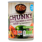 Sainsbury's Chunky Spicy Chicken & Pepper Soup 400g
