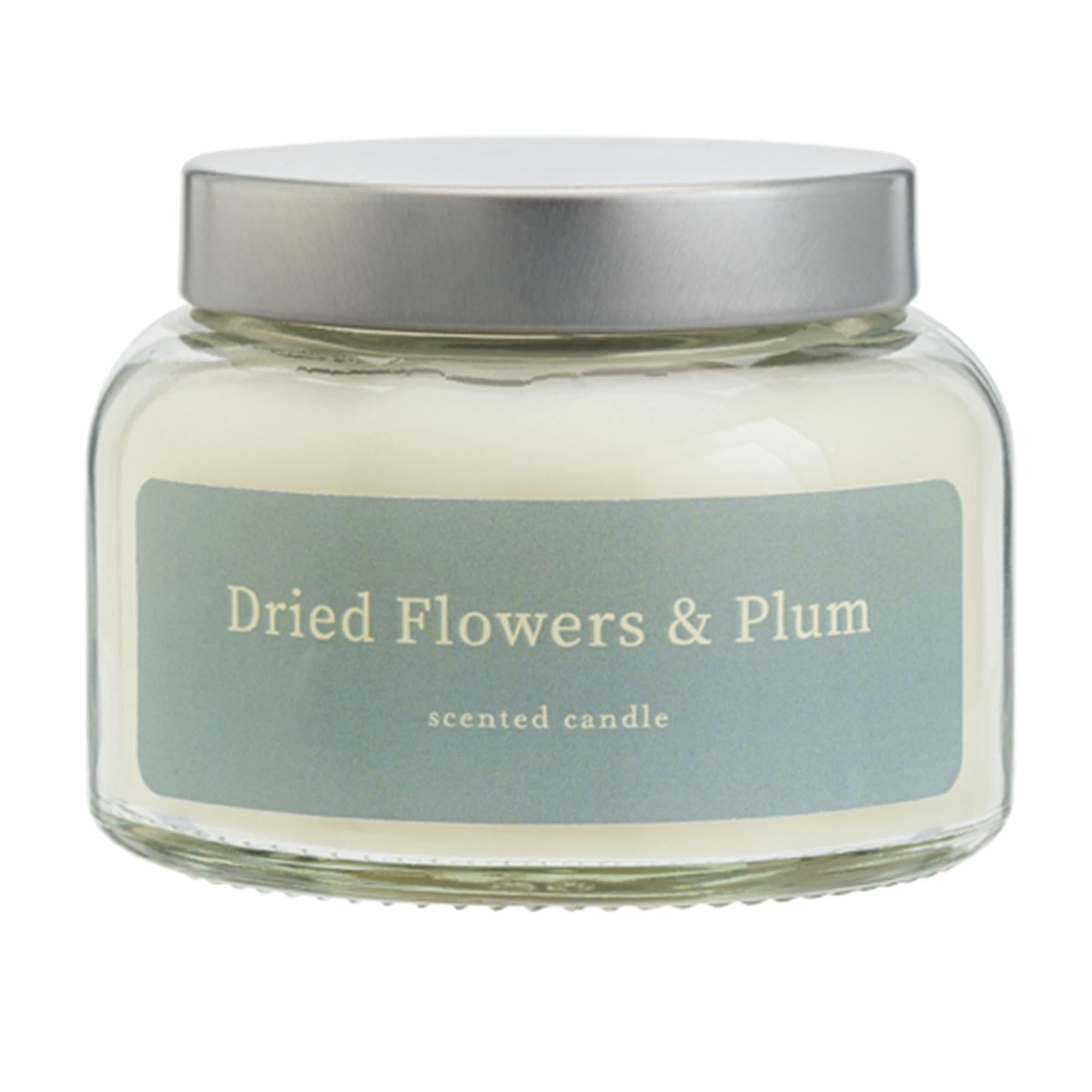 Sainsbury's Home Dried Flowers & Plum Jar Candle