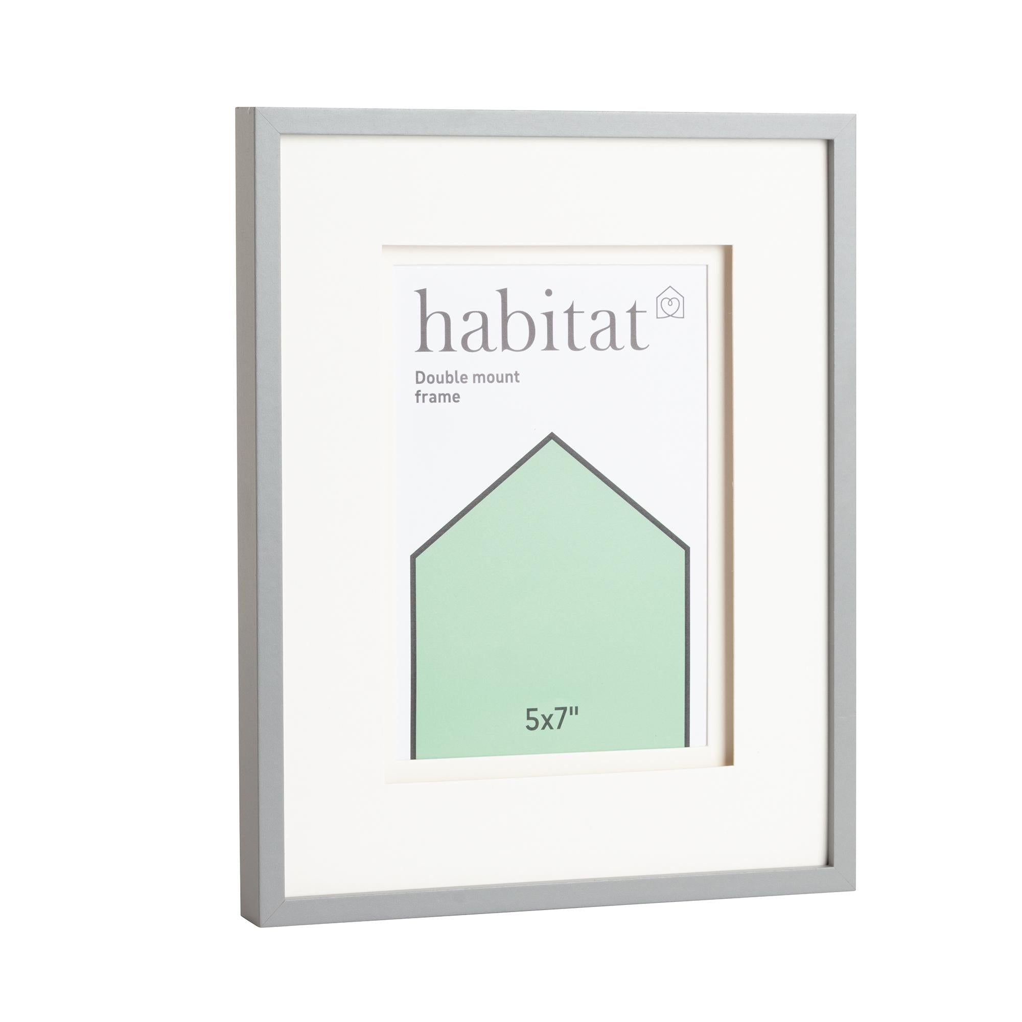 Sainsbury's Home Grey Double Mount Frame - 4x6