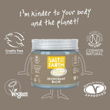 Salt of the Earth Amber & Sandalwood Natural Deodorant Balm 60g