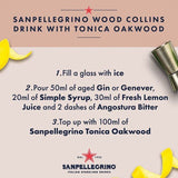 San Pellegrino Oakwood Tonic Water Glass 4 x 200ml