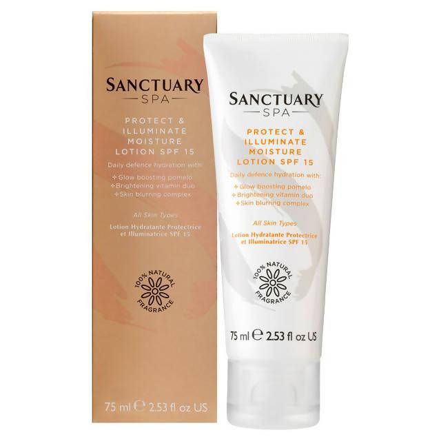 Sanctuary Spa Protect & Illuminate Moisture Lotion SPF 15 75ml