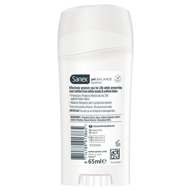 Sanex Dermo Invisible Deodorant Stick 65ml