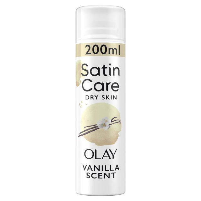 Satin Care Shave Gel Olay Vanilla Cashmere Dry Skin 200ml