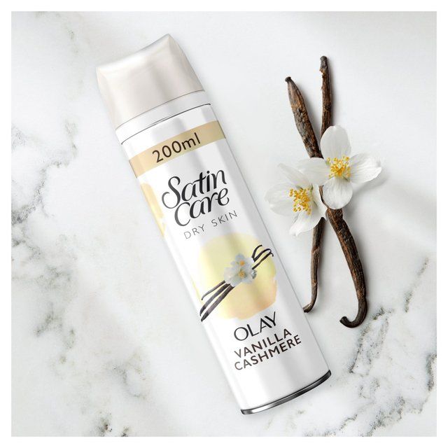 Satin Care Shave Gel Olay Vanilla Cashmere Dry Skin 200ml