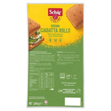 Schar Gluten Free Brown Ciabatta Rolls   4 per pack