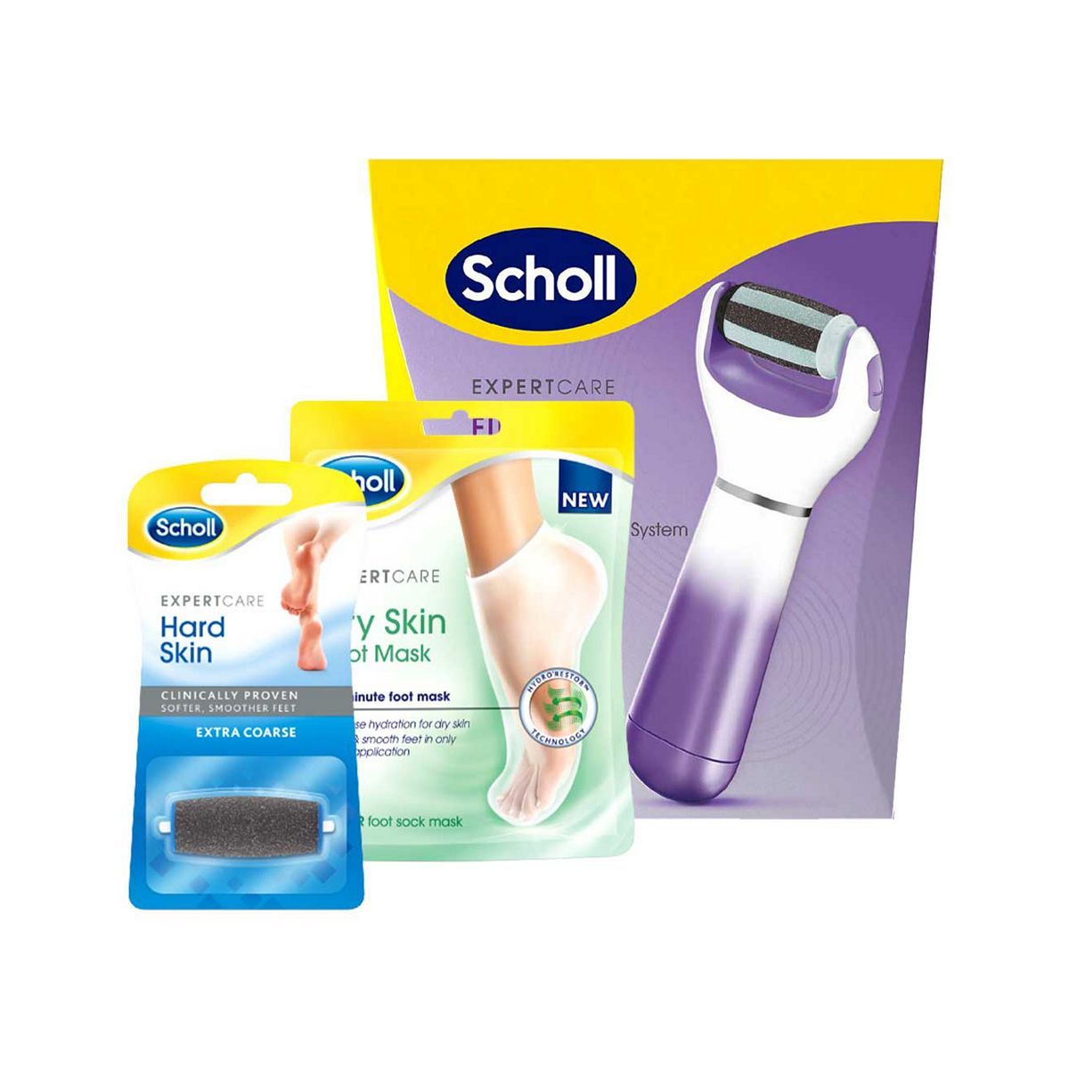 Scholl Pedi, Refills and Mask bundle