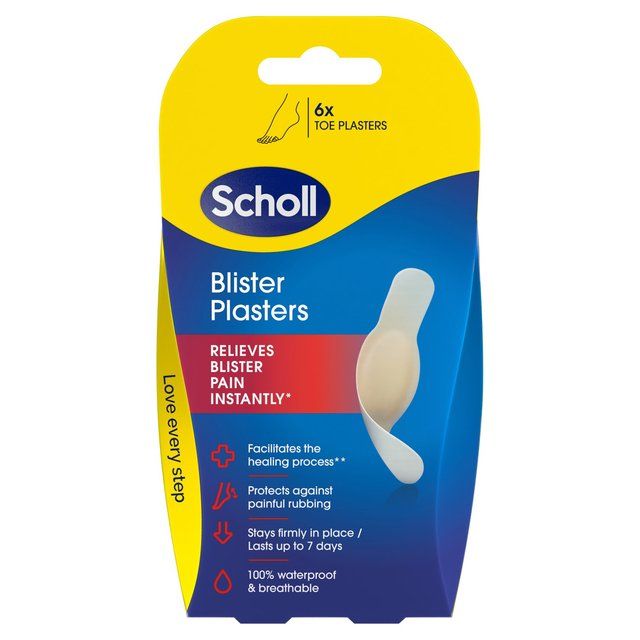 Scholl Toe Blister Plasters 6 per pack