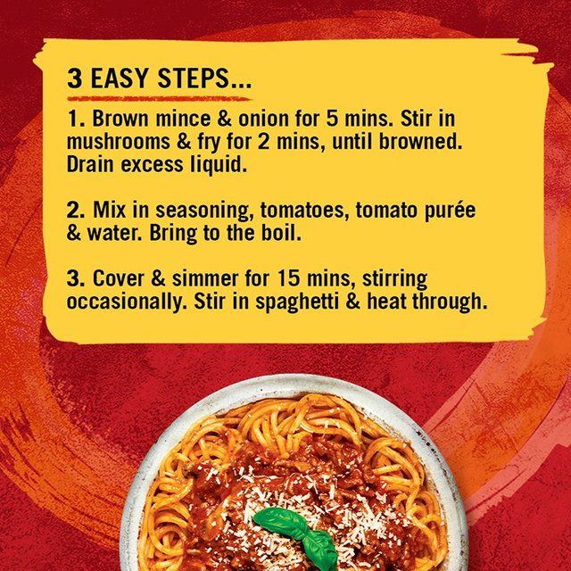 Schwartz Spaghetti Bolognese Recipe Mix 40g