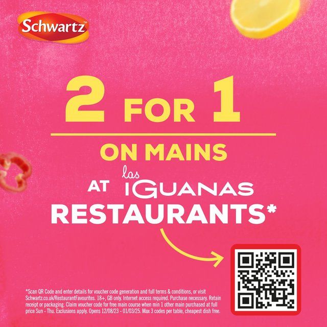 Schwartz x Las Iguanas Honey Chilli Chicken 35g