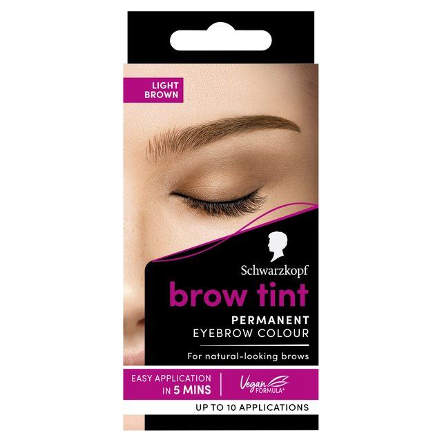 Schwarzkopf Brow Tint Permanent Eyebrow Colour Light Brown 17ml