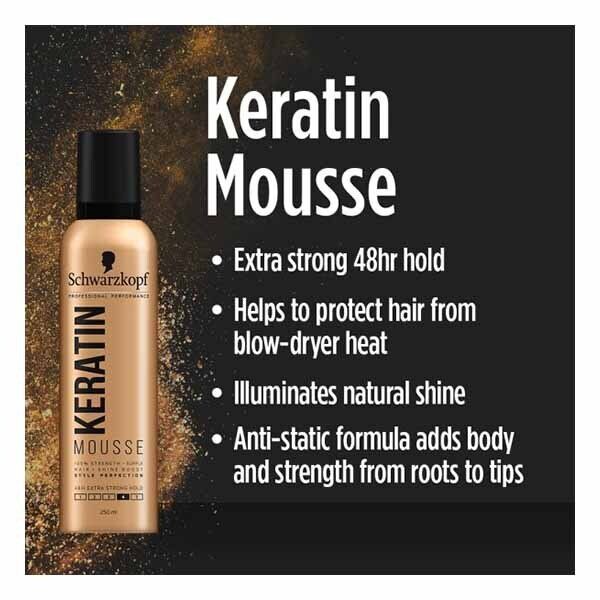 Schwarzkopf Styling Keratin Hair Mousse 250ml