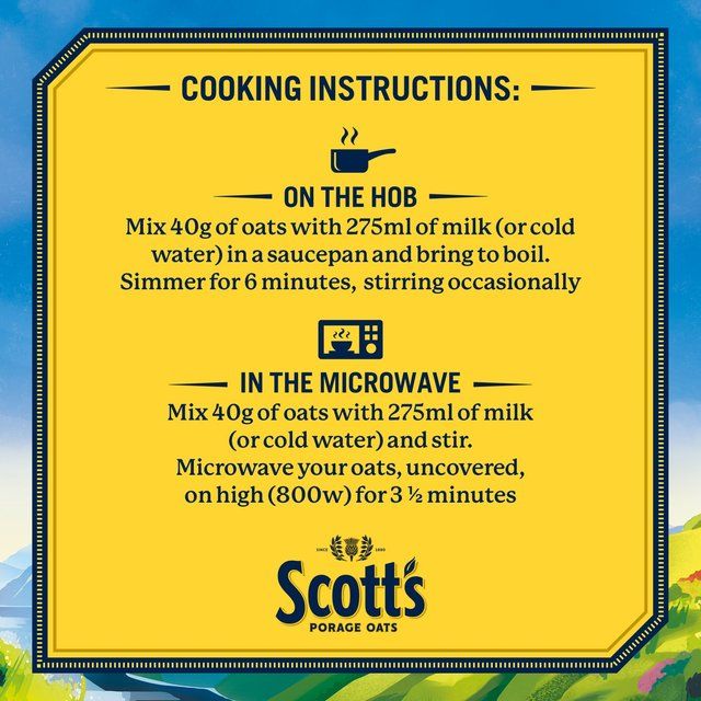 Scott's Porage Original Porridge Cereal Oats 1kg