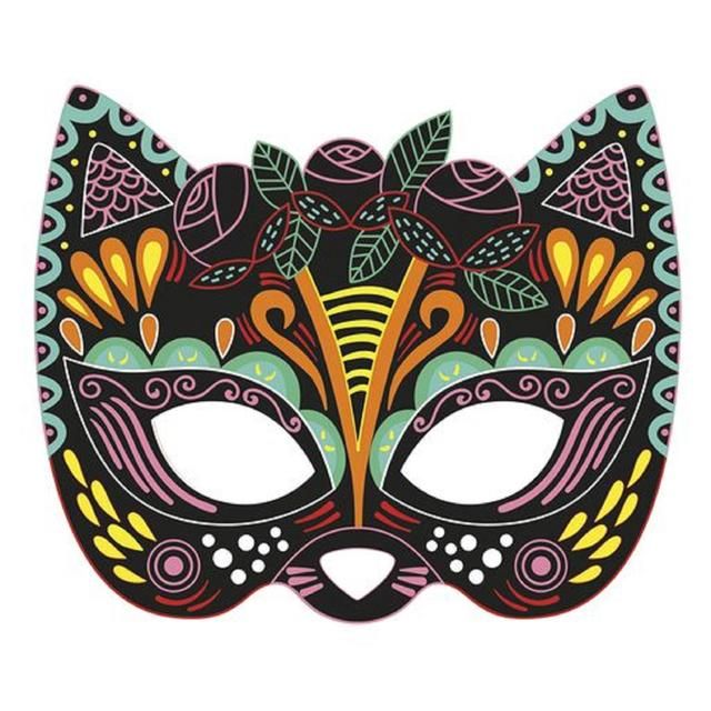 Scratch Art Party Masks