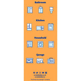 Scrub Daddy FlexTexture Scrubber, 8 Pack