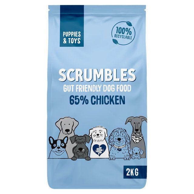 Scrumbles Puppies & Toys Chicken Dry Dog Food 2kg
