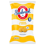 Seabrook Crinkle Cut Cheese & Onion Multipack Crisps