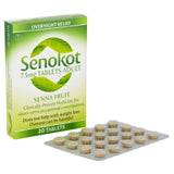 Senokot 7.5mg Tablets Adult Senna Laxative Constipation 20 per pack