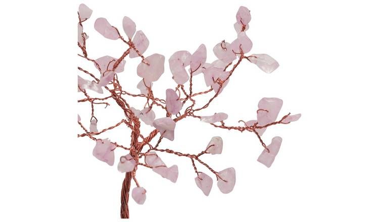 Serenity Rose Quartz Gemstone Tree