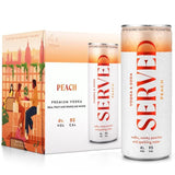 Served Peach Hard Seltzer 4 x 250ml