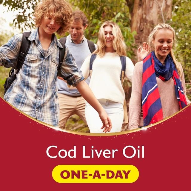 Seven Seas Cod Liver Oil One A Day Omega-3 Fish Oil & Vitamin D Caps   60 per pack