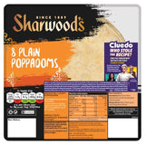 Sharwood's Plain Poppadoms 8 per pack