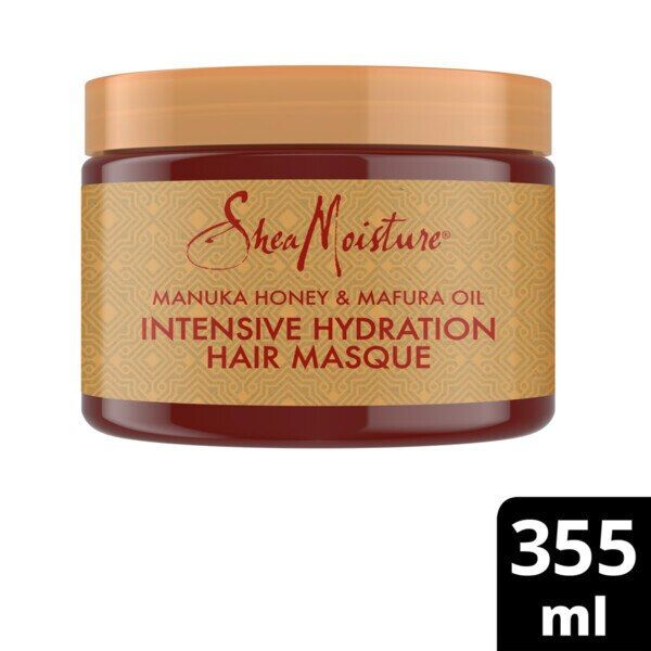 SheaMoisture Intensive Hydration Hair Mask Honey& Mafura Oil.