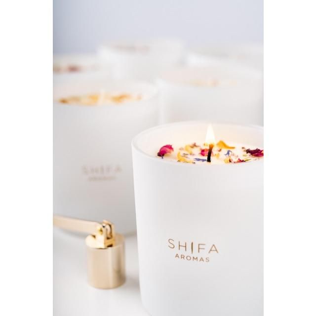 Shifa Aromas Soy Candle Plum Orchid & Vanilla