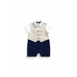 Shorts, Shirt, Waistcoat And Bow Tie Romper