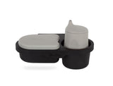 Silver Cross snack tray with grey silicone beaker - British product