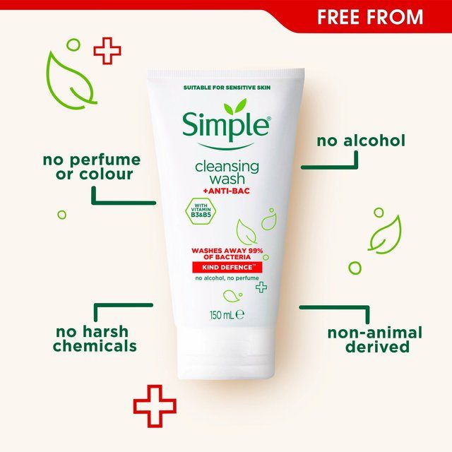 Simple Antibac Face Wash 150ml