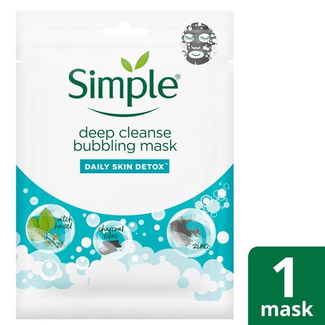 Simple Daily Skin Detox Bubbling Deep Cleanse Sheet Mask