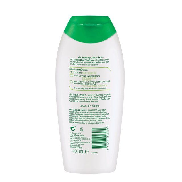 Simple Kind to Hair Gentle Care Shampoo 200ml