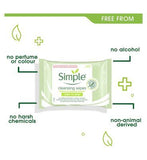 Simple Kind to Skin Cleansing Facial Wipes 7 wipes