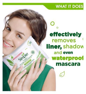 Simple Kind to Skin Eye Make-Up Remover Pads 30 pc