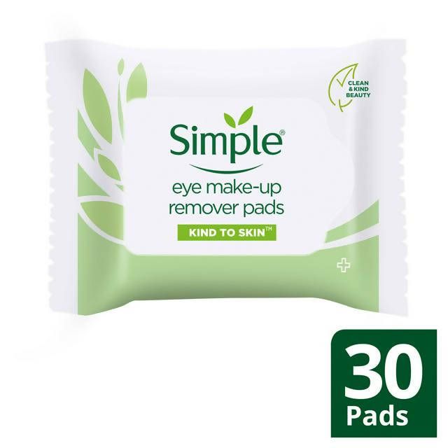 Simple Kind To Skin Eye Makeup Remover Pads x30