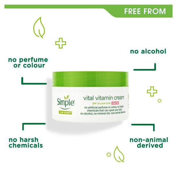 Simple Kind to Skin Vital Vitamin Day Cream SPF 15 50ml